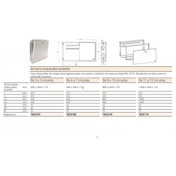 ARMARIO EMPOTRABLE ESTANDAR COLECTORES LATON